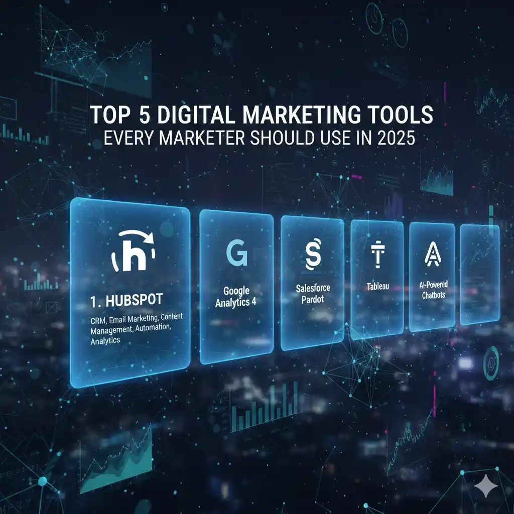 Top 5 Digital Marketing Tools Every Marketer Should Use in 2025